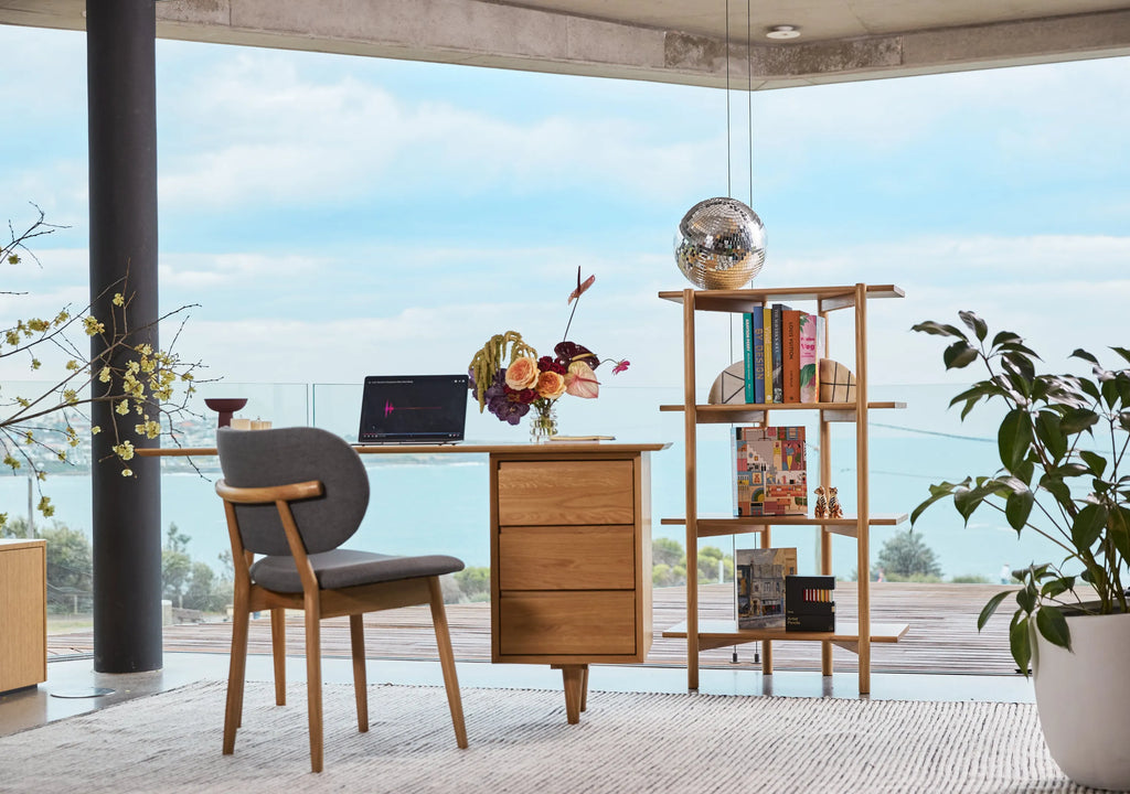 Olivia Modular Shelf Single 72 x 35 x 122cm Solid American Oak