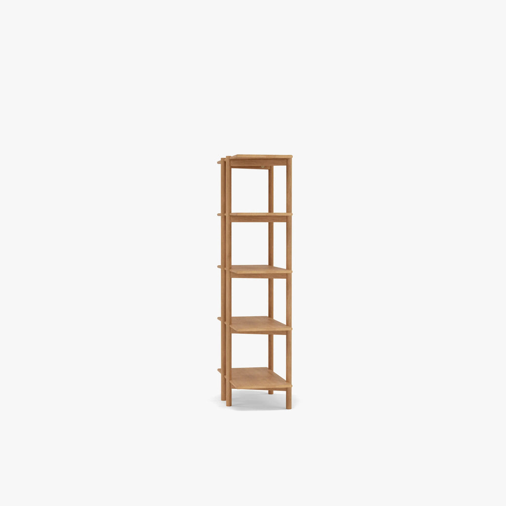 Olivia Modular Shelf Single 72 x 35 x 157cm Solid American Oak