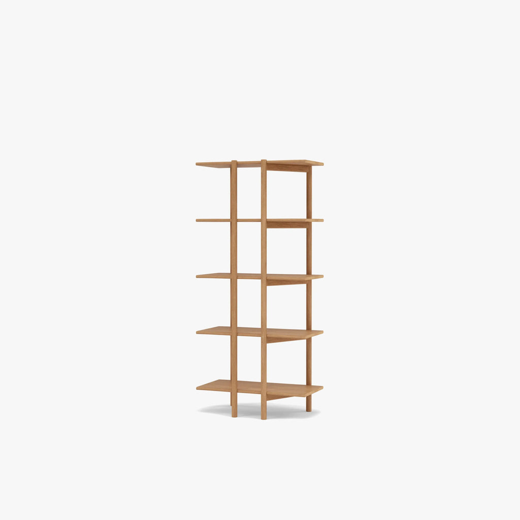 Olivia Modular Shelf Single 72 x 35 x 157cm Solid American Oak