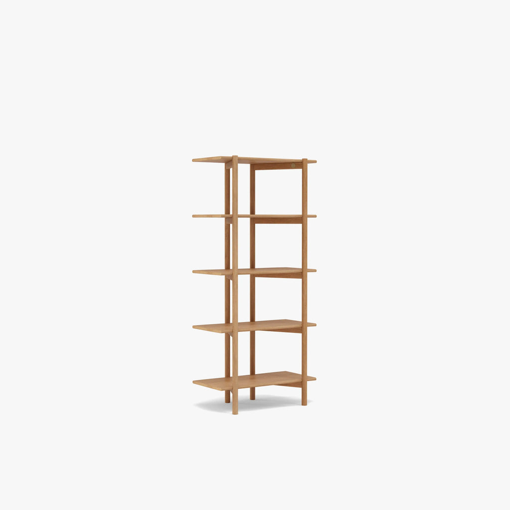 Olivia Modular Shelf Single 72 x 35 x 157cm Solid American Oak