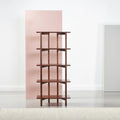 Olivia Modular Shelf Single 72 x 35 x 157cm Solid American Walnut