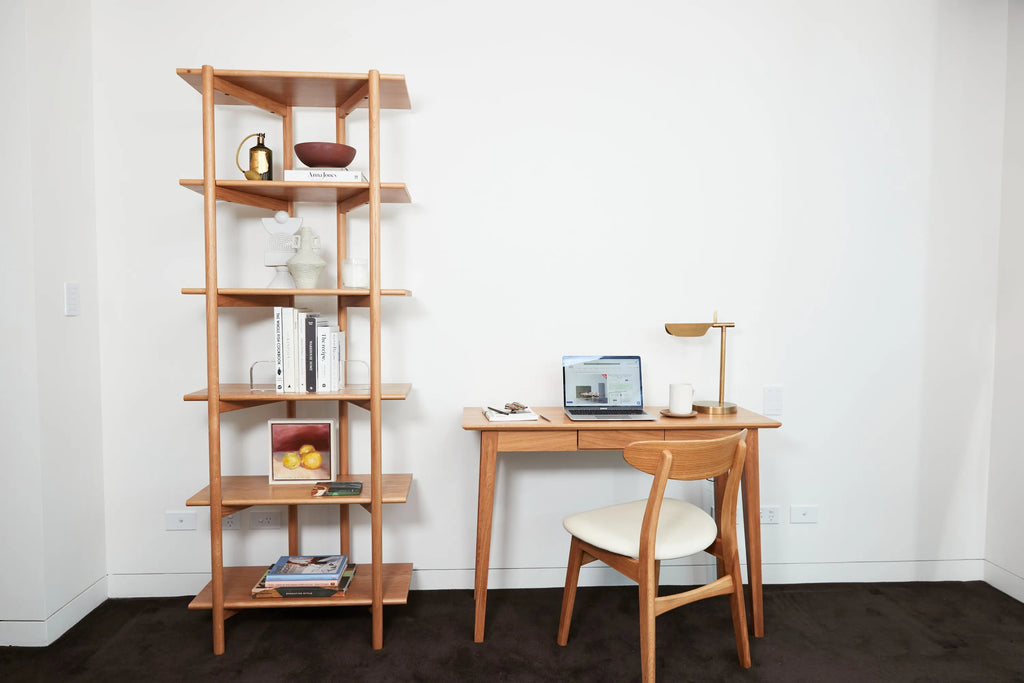 Olivia Modular Shelf Single 72 x 35 x 192cm Solid American Oak