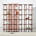 Olivia Modular Shelf Triple 216 x 35 x 192cm Solid American Walnut