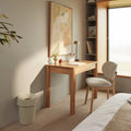 Olivia Office Desk Solid American Oak