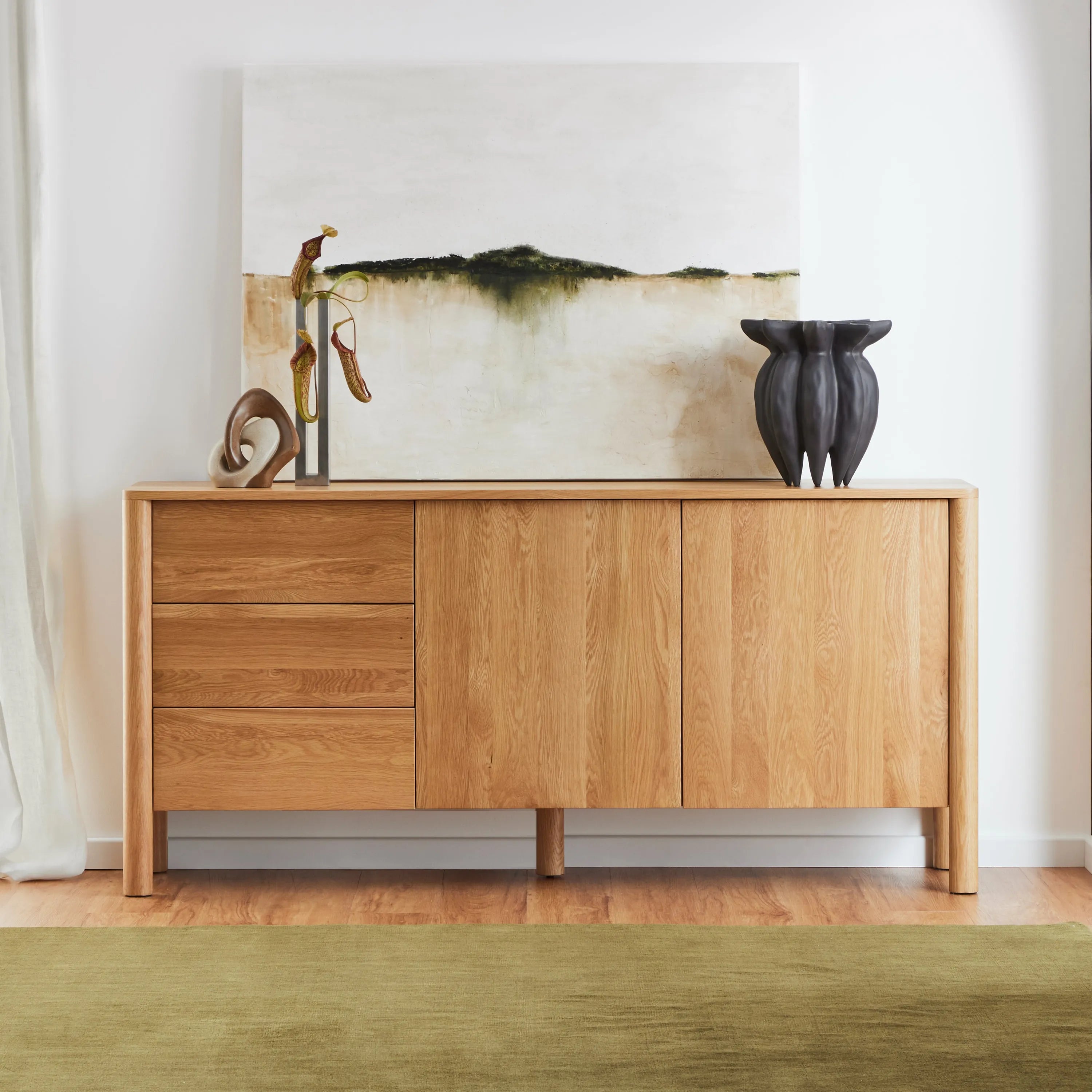 Olivia Sideboard 180 x 45cm Solid American Oak
