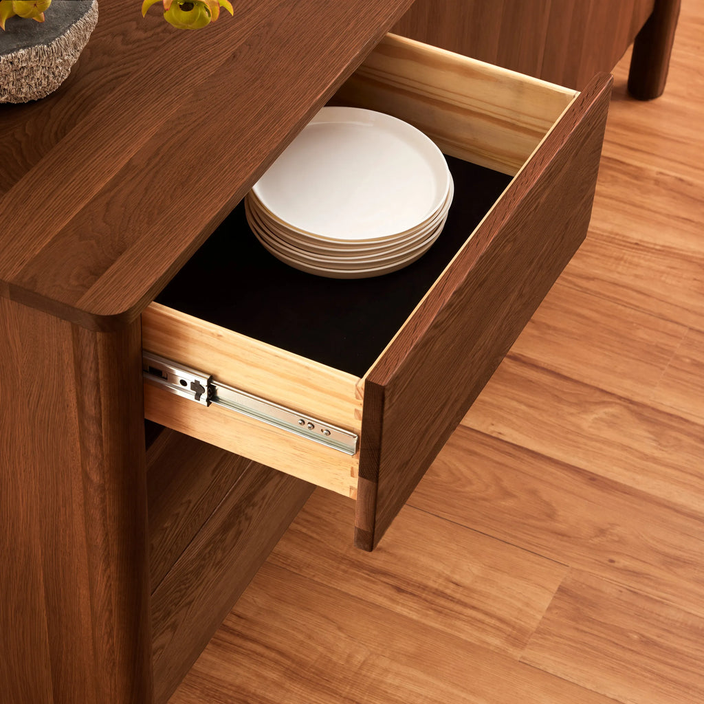 Olivia Sideboard 180 x 45cm Solid American Walnut