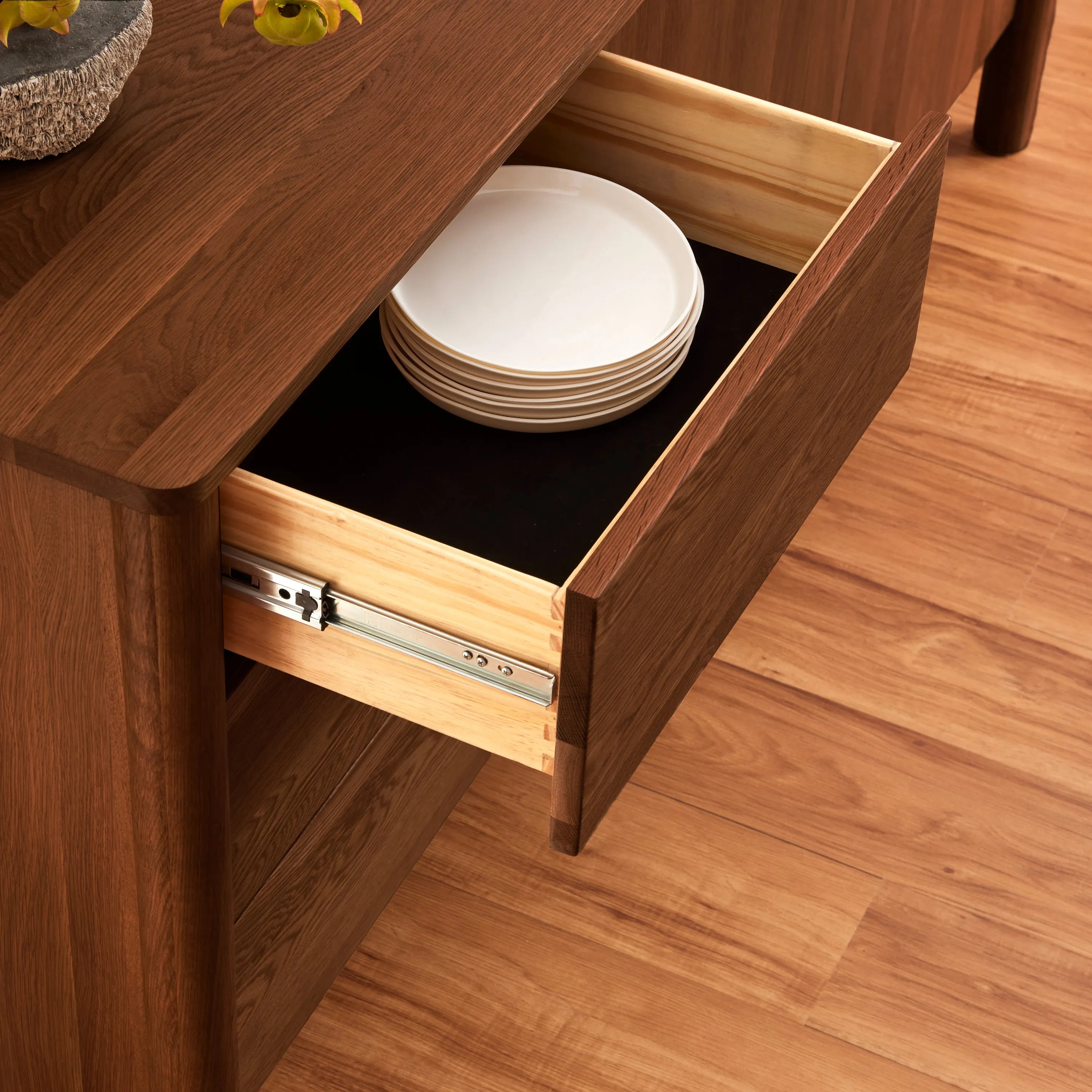 Olivia Sideboard 180 x 45cm Solid American Walnut