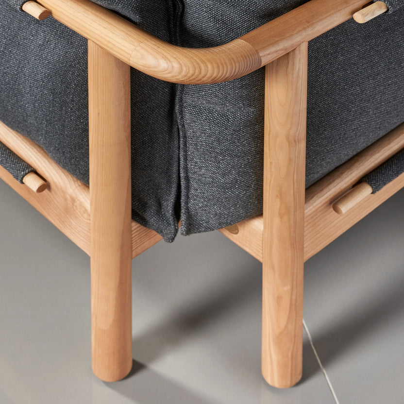 Olivia Sofa Solid American Oak