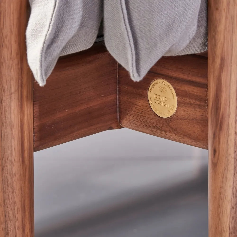 Olivia Sofa Solid American Walnut