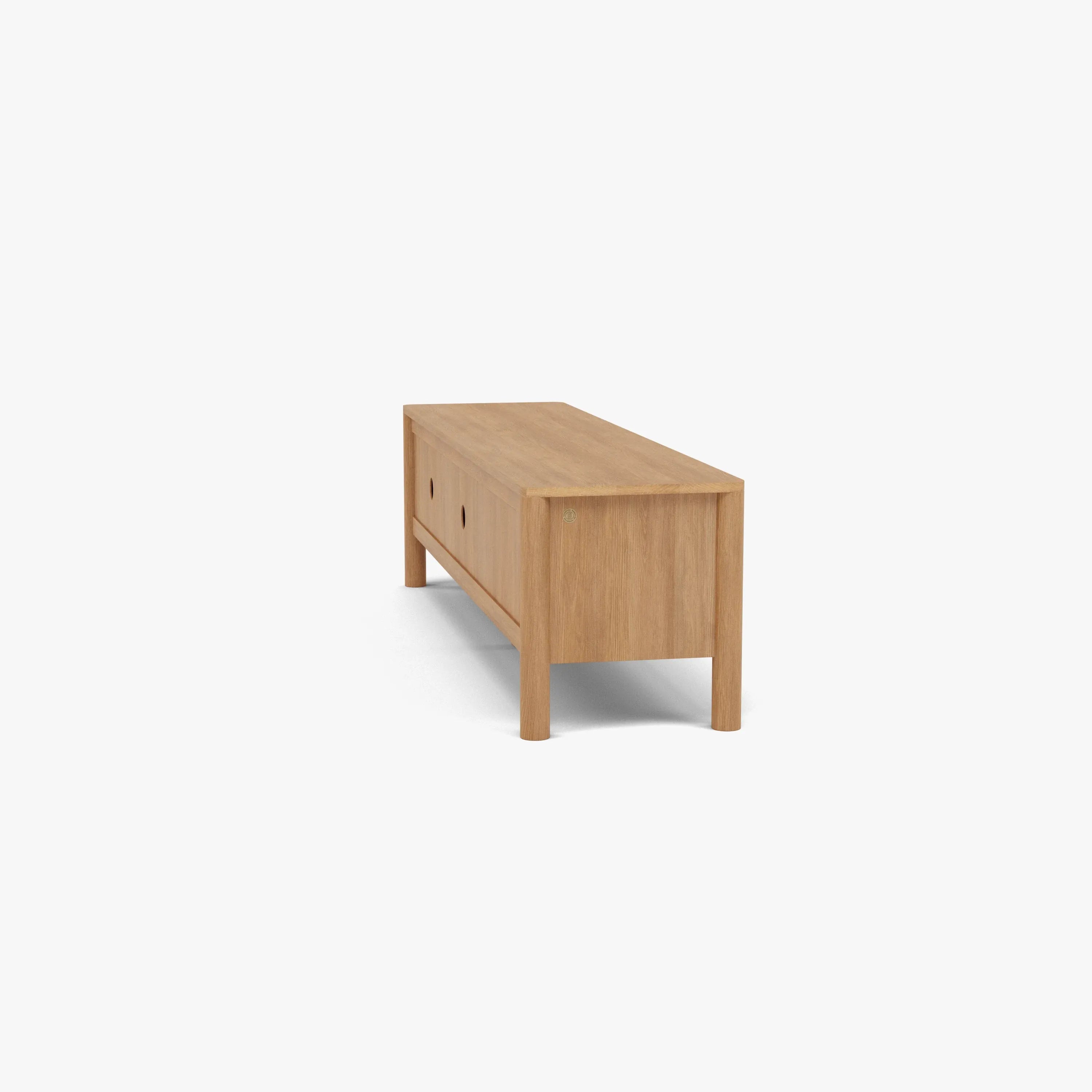 Olivia TV and Media Console 180 x 45cm Solid American Oak