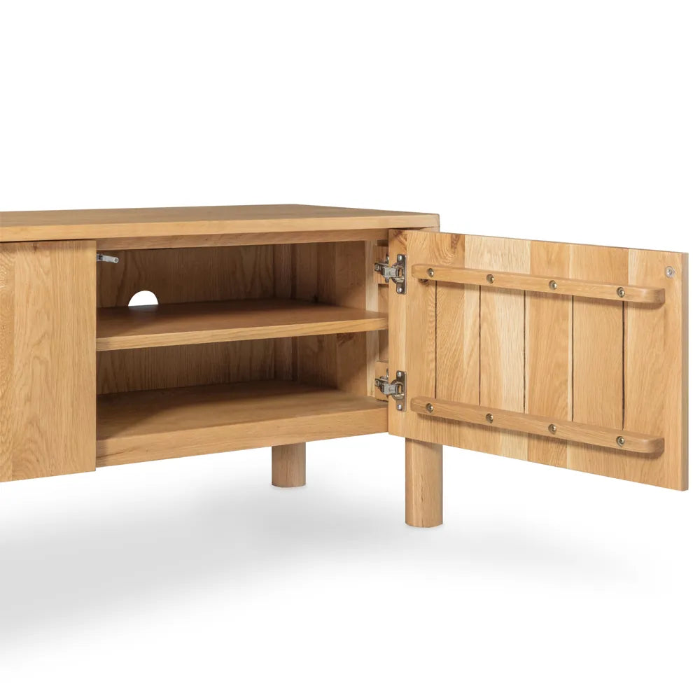 Olivia TV and Media Console 180 x 45cm Solid American Oak
