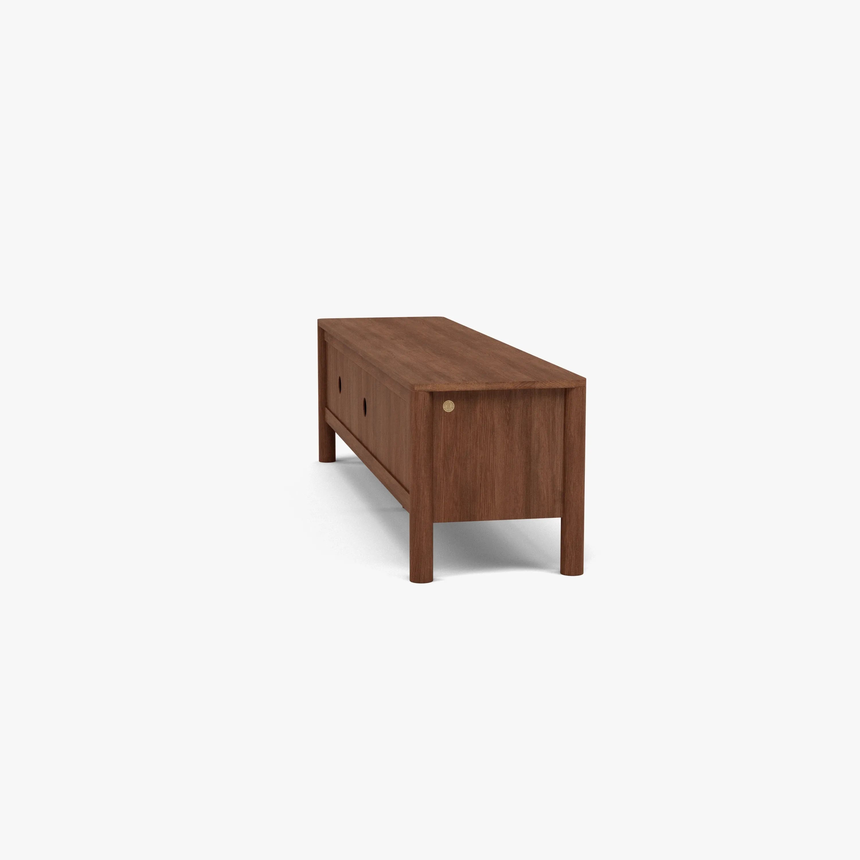 Olivia TV and Media Console 180 x 45cm Solid American Walnut