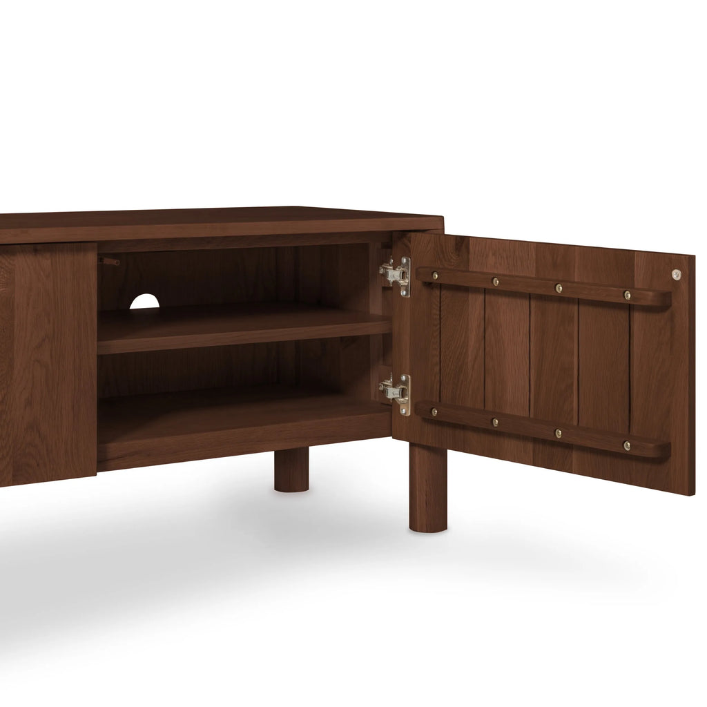 Olivia TV and Media Console 180 x 45cm Solid American Walnut