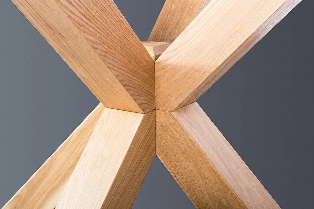 Oscar Dining Table Round 130cm Diameter Solid American Oak