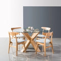 Oscar Dining Table Round 130cm Diameter Solid American Oak