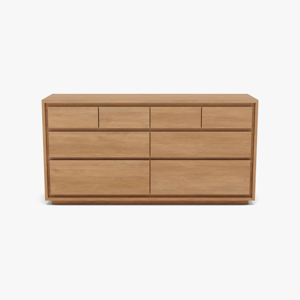 Tobias Chest 8 Drawers 150 x 45cm Solid American Oak
