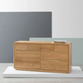 Tobias Chest 8 Drawers 150 x 45cm Solid American Oak