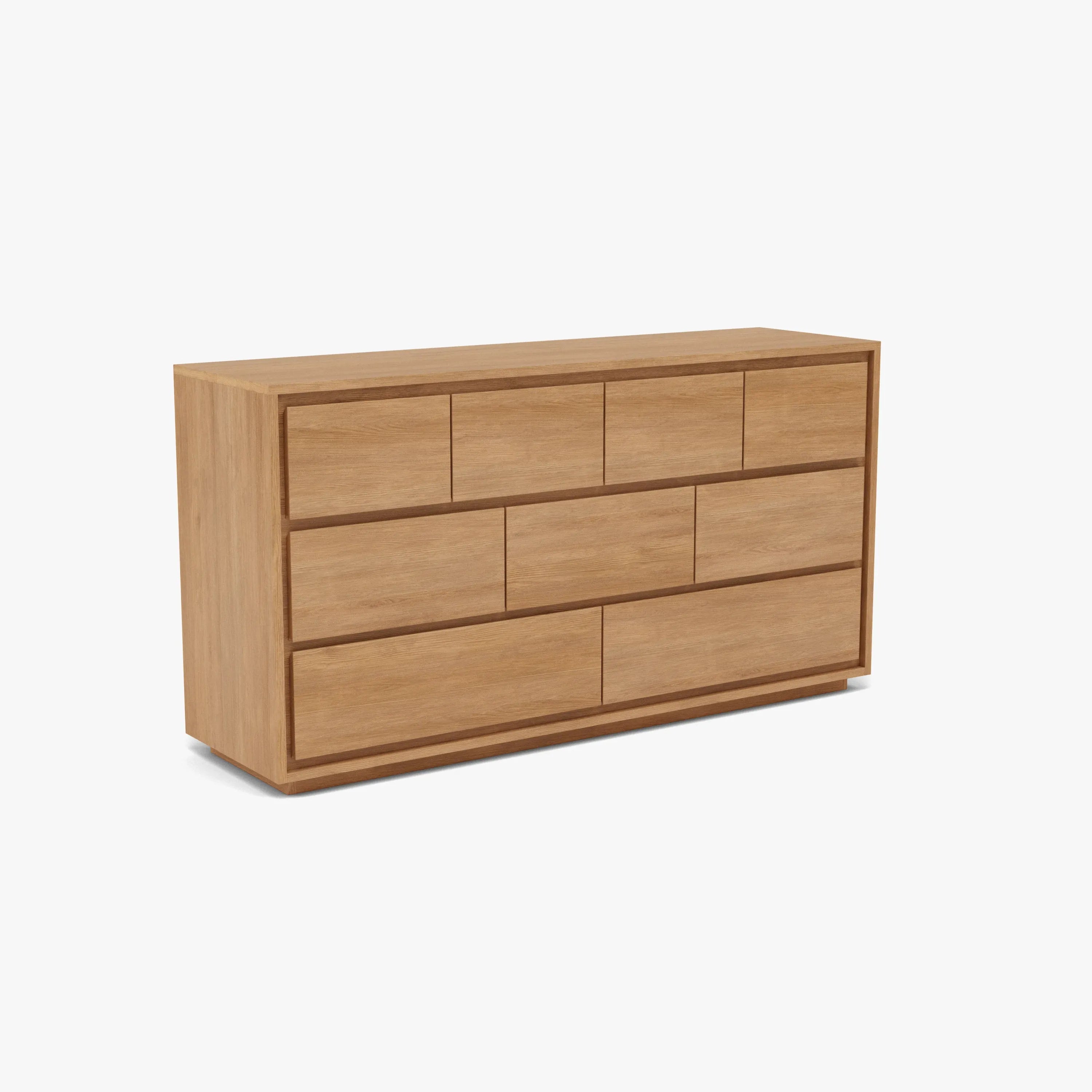 Tobias Chest 9 Drawers 160 x 45cm Solid American Oak