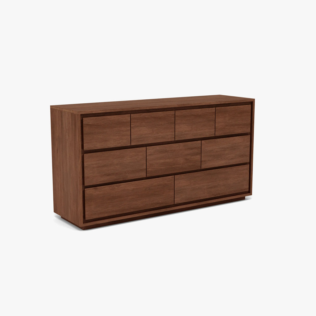 Tobias Chest 9 Drawers 160 x 45cm Solid American Walnut