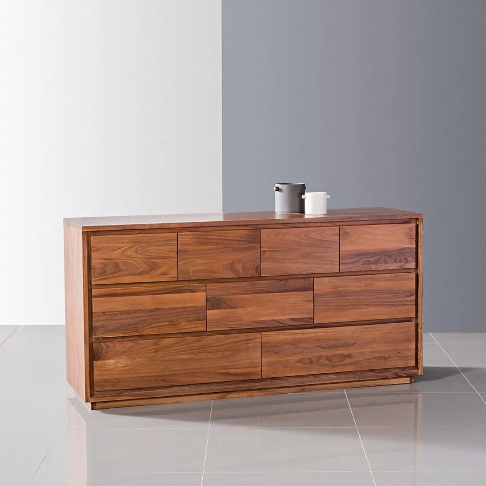Tobias Chest 9 Drawers 160 x 45cm Solid American Walnut