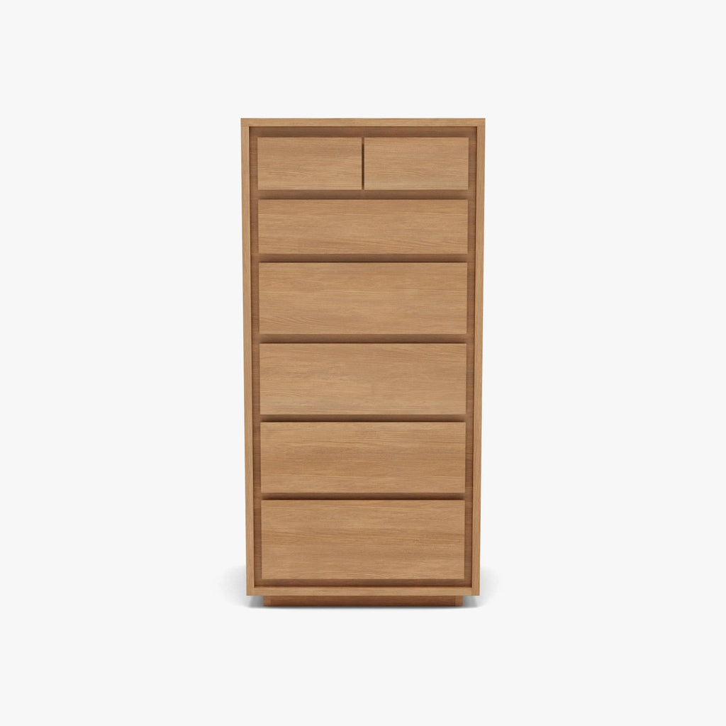 Tobias Tallboy 7 Drawers 60 x 45cm Solid American Oak