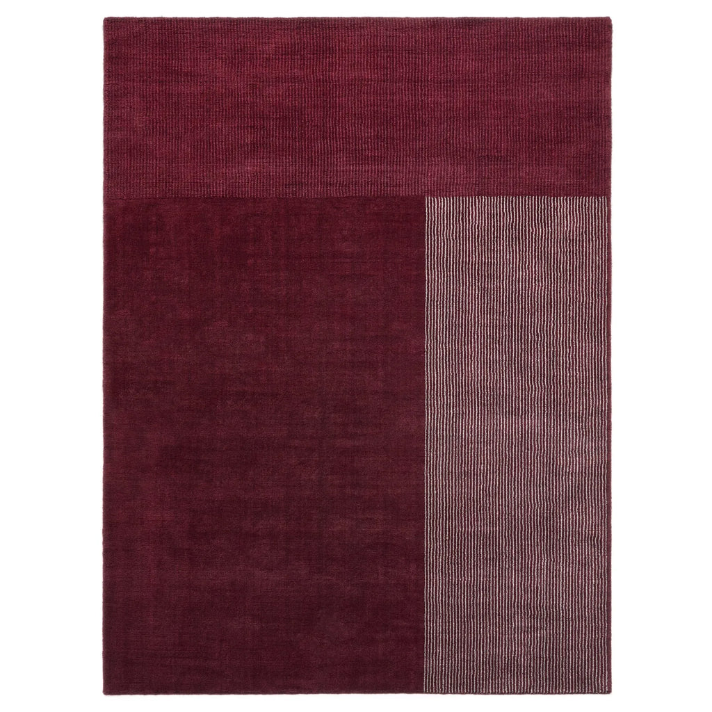 Trea NZ Wool Rug Berry Red