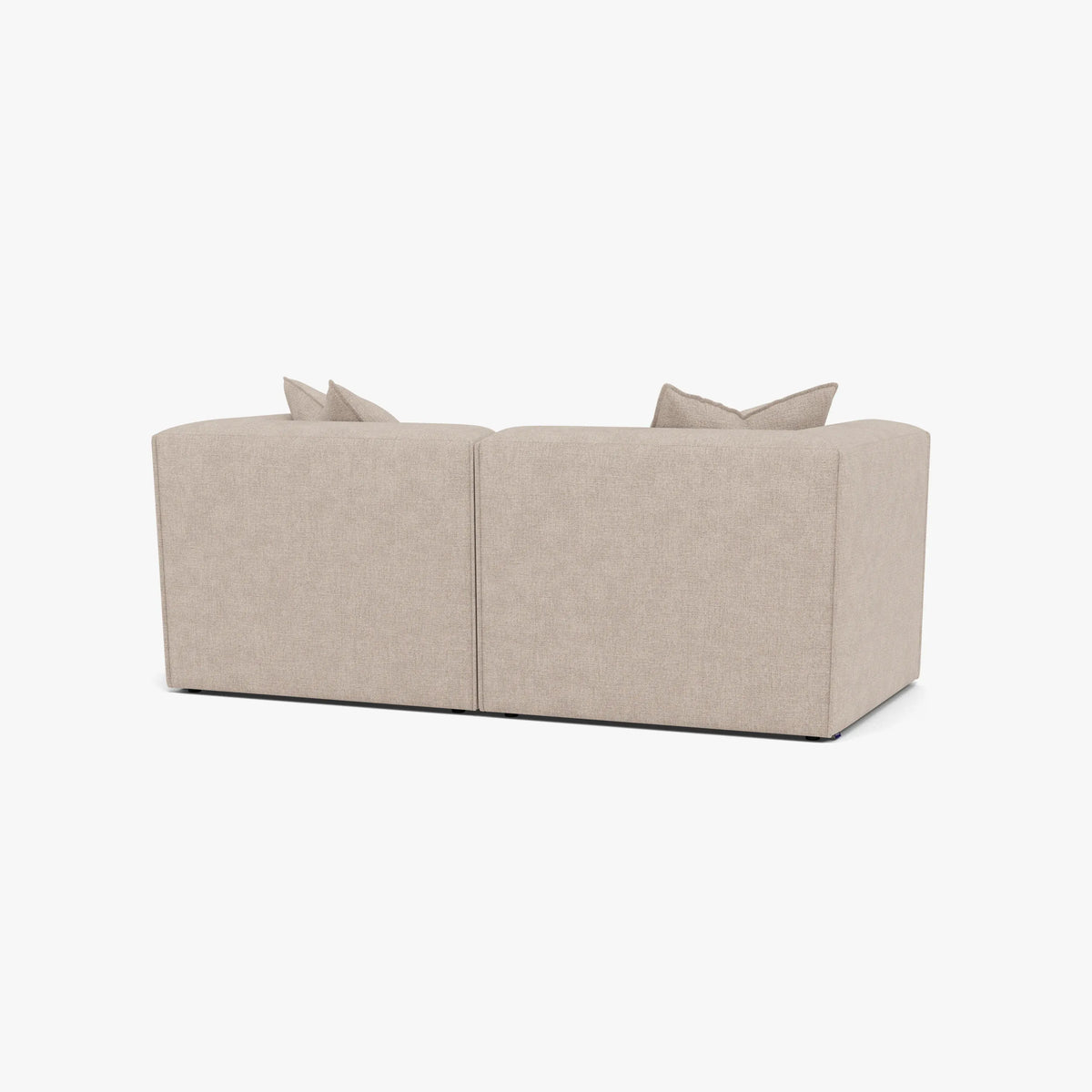 Walt Modular Sofa 2-Seater Ivory Beige Fabric