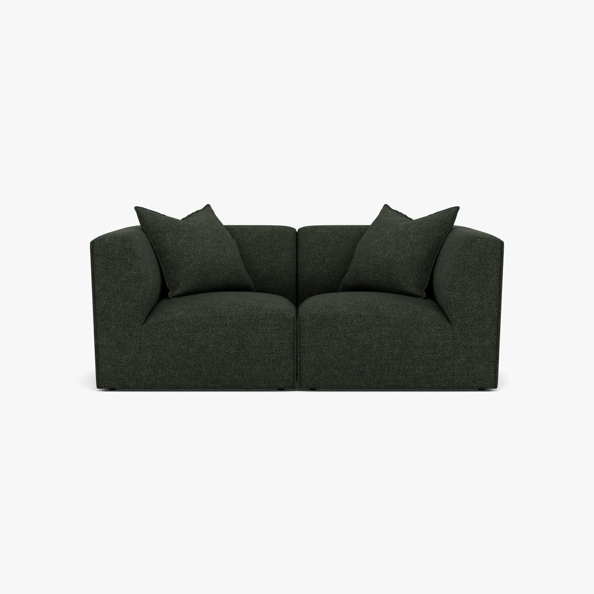 Walt Modular Sofa 2-Seater Olive Green Fabric