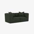 Walt Modular Sofa 2-Seater Olive Green Fabric