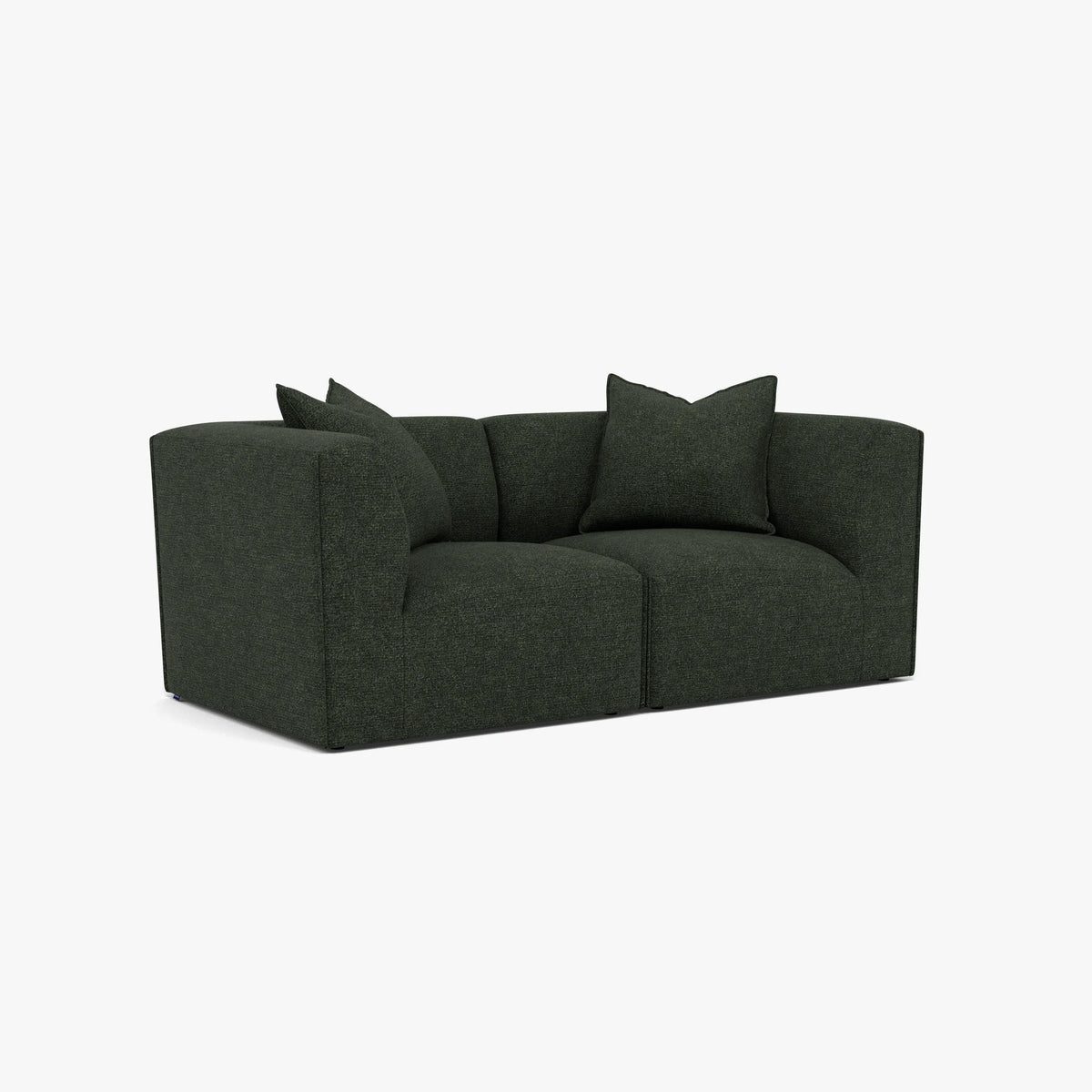 Walt Modular Sofa 2-Seater Olive Green Fabric