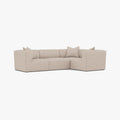 Walt Modular Sofa 4-Seater Corner Ivory Beige Fabric