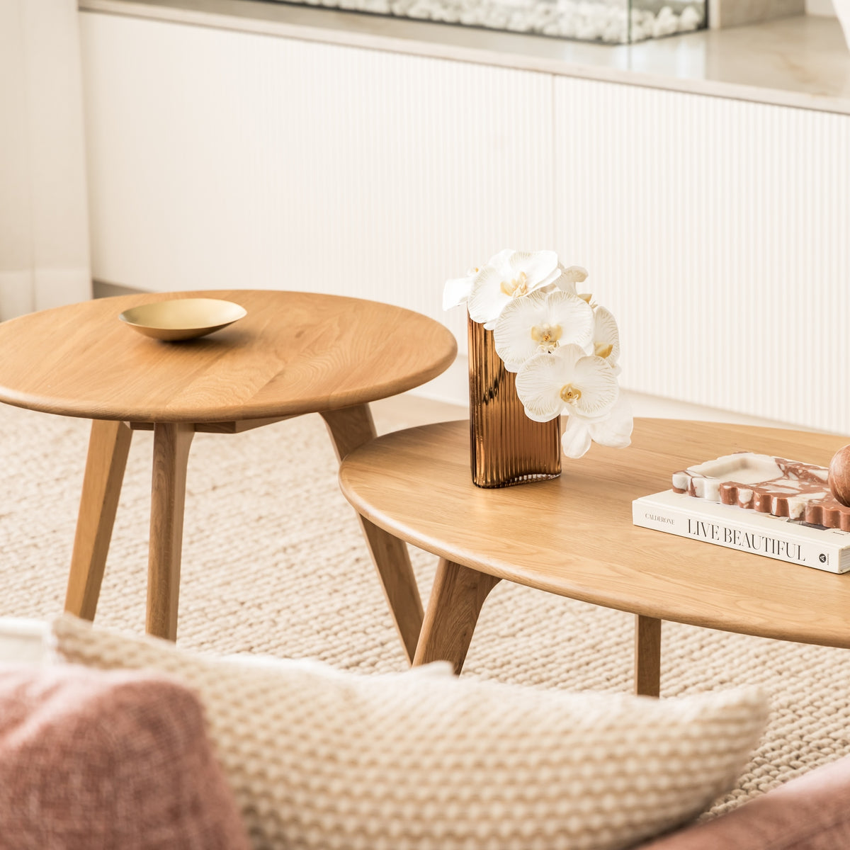 Shop Coffee Side Tables: Solid Oak & Walnut | Icon By Design