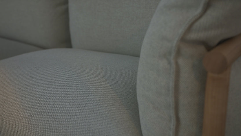 Olivia Sofa Solid American Oak
