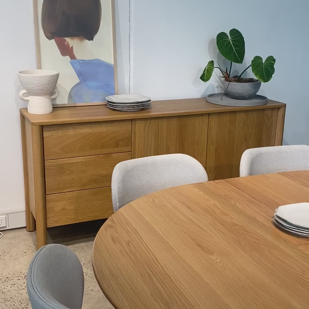 Olivia Sideboard Solid American Oak