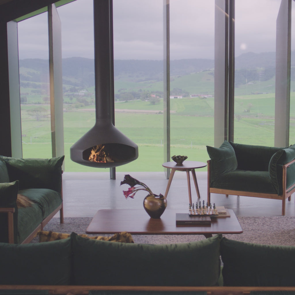 Olivia Armchair Solid American Walnut