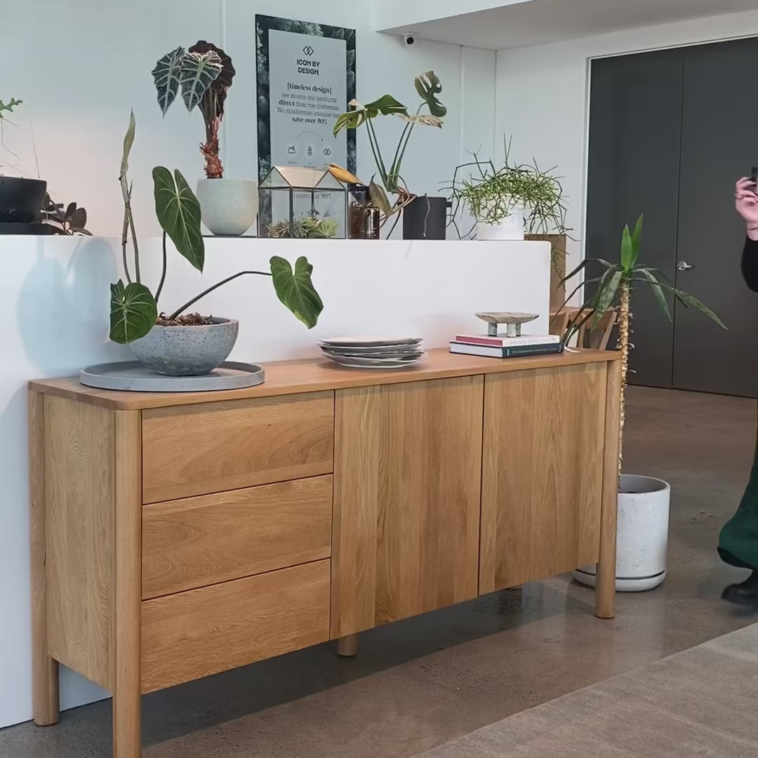 Olivia Sideboard Solid American Oak