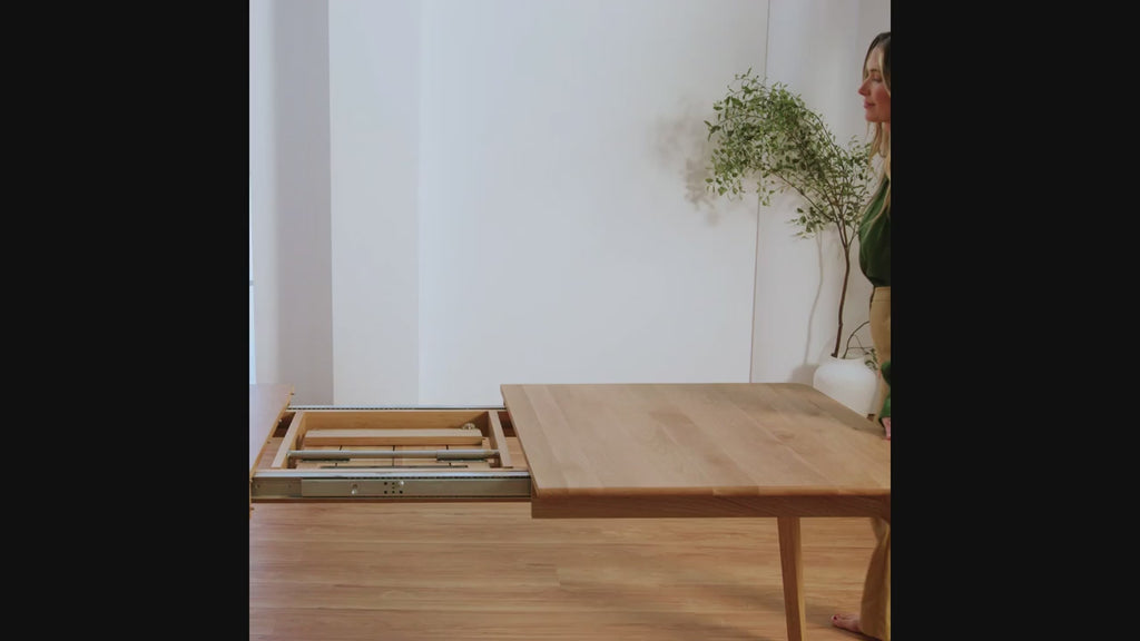 Magnus Dining Table Extendable 160-200 x 90cm Solid American Oak