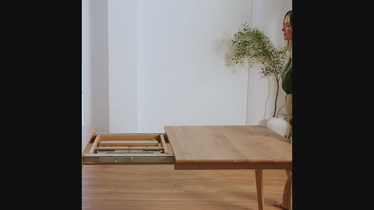 Magnus Dining Table Extendable 160-200 x 90cm Solid American Oak