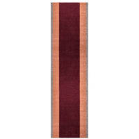 Rand Runner Rug - Handloom New Zealand Wool -  Berry Red