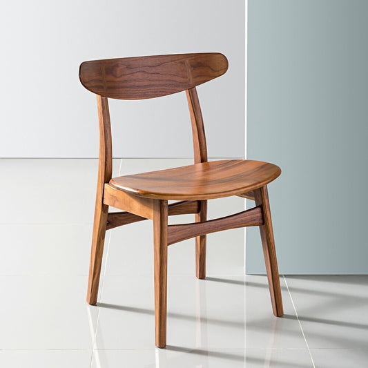 Magnus Dining Chair - Solid Walnut - Walnut Seat