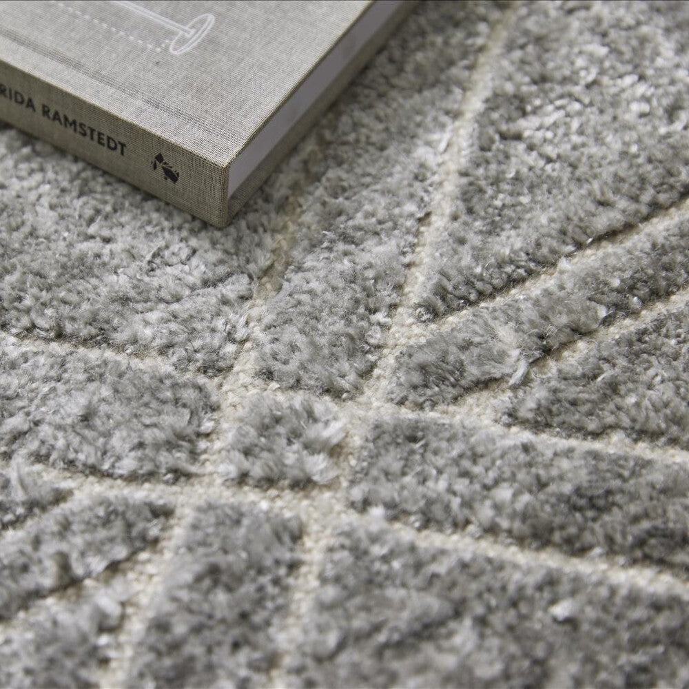 Korsa Hand Knotted Viscose & Wool Rug - Antique Grey - 300 x 400cm